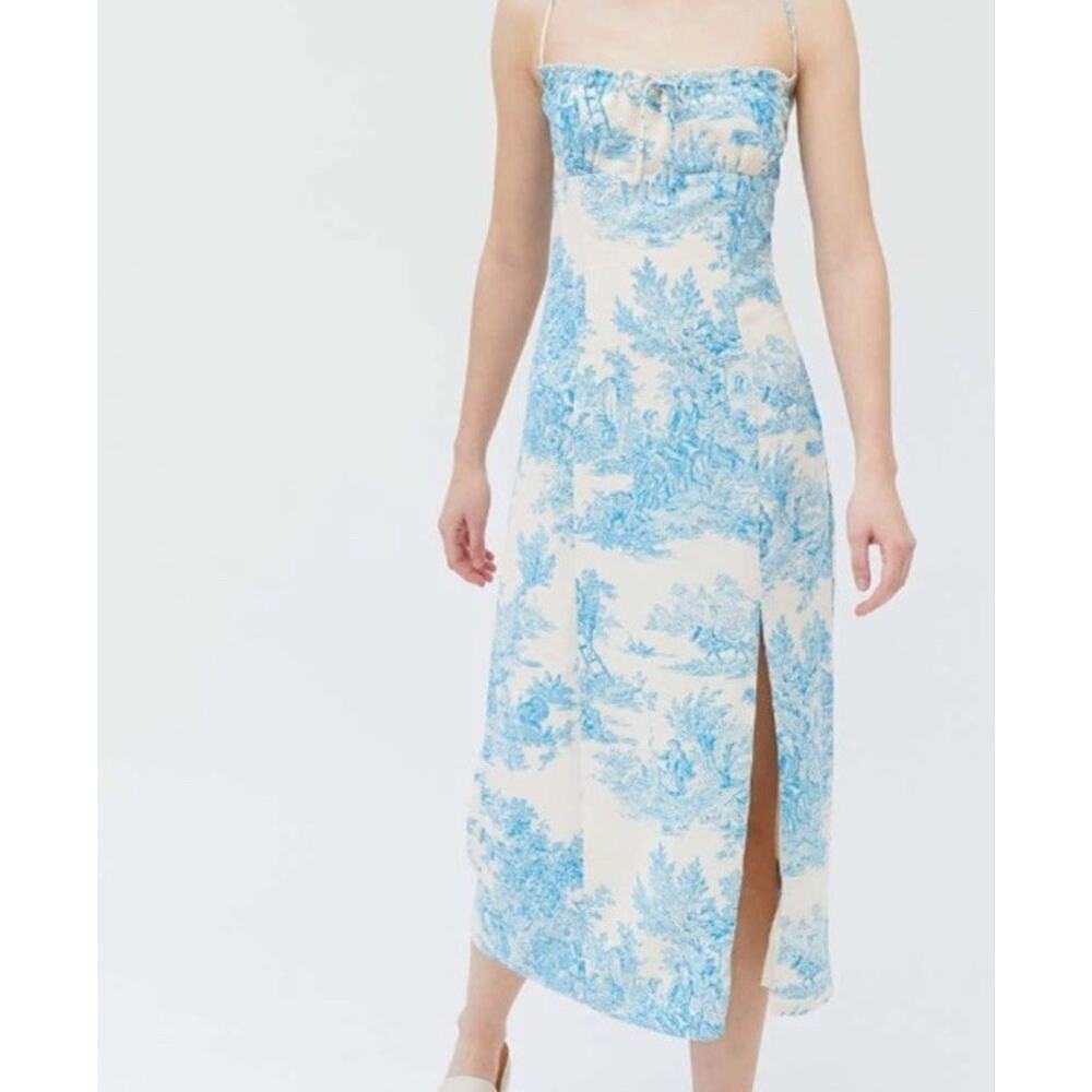 Urban Outfitters April Tie Back Midi Dress Size S bohemian , Beach Dress